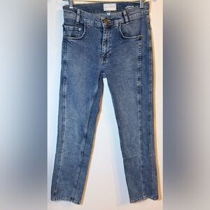Lola Jeans Jasper-DIS Mid-Rise Straight Leg Denim - Size 27 ✨ EUC